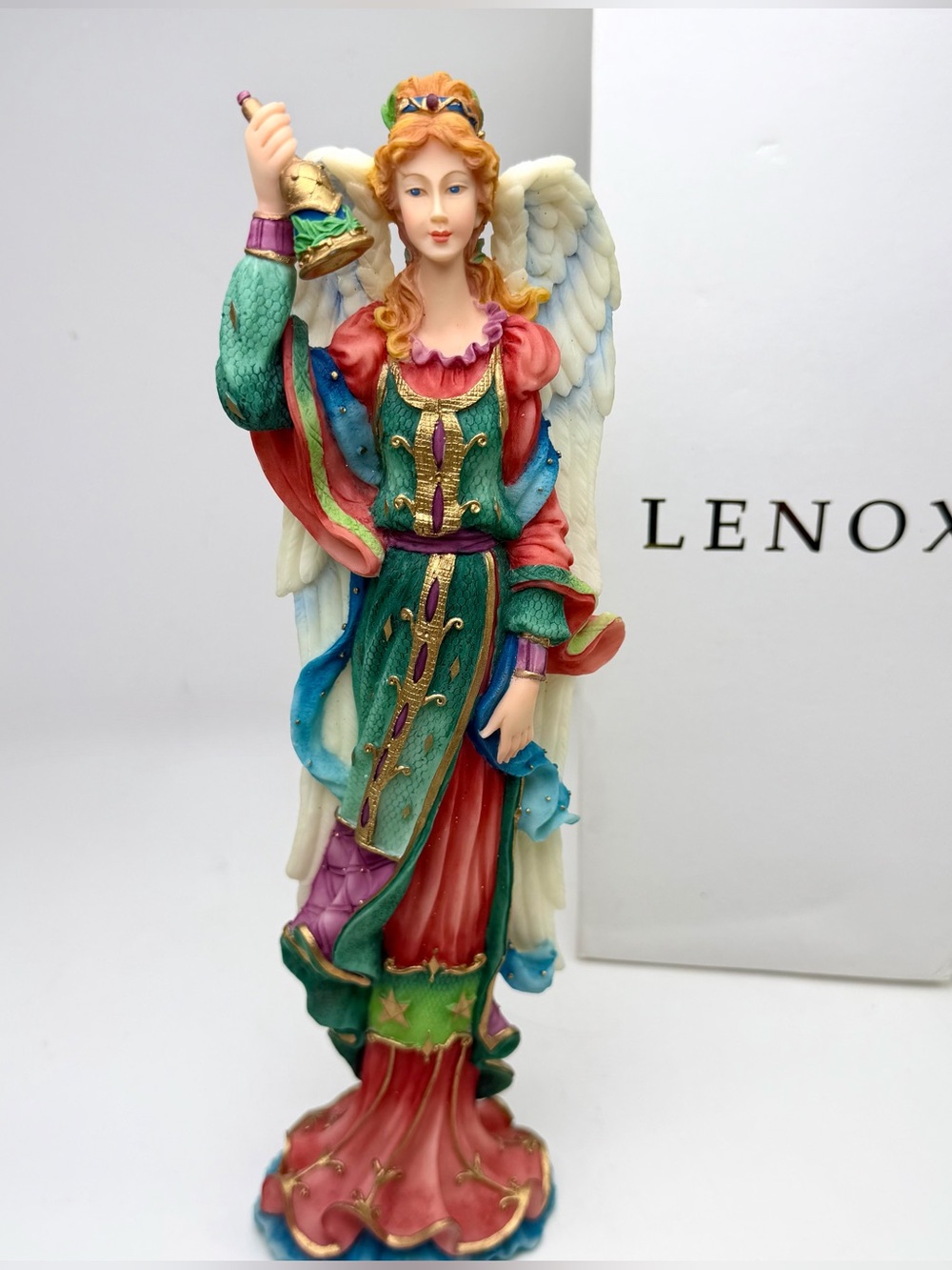 Lenox Angels of Life Angel of Freedom 1998 Figurine 11.5”  With Box Retired